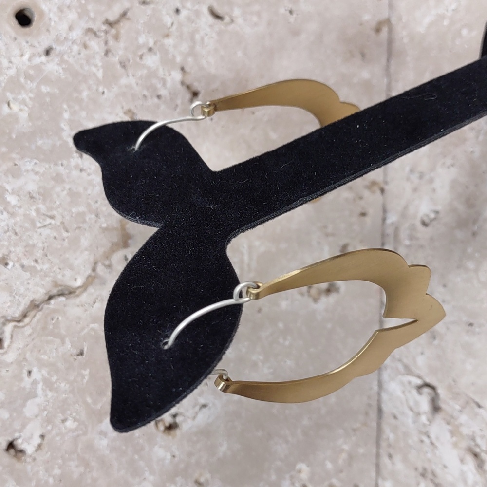 Chandra Brass Earrings